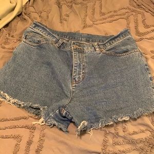 Ralph Lauren High Waisted Blue Jean Shorts Sz.6P